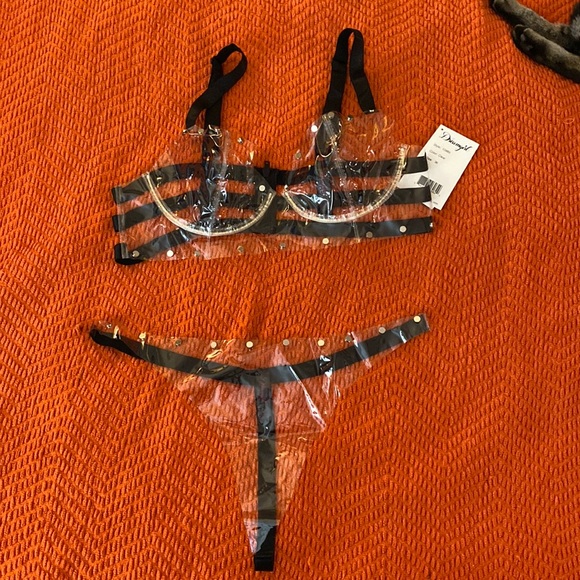 Dreamgirl Intimates & Sleepwear Nwt Dreamgirl Rave Pvc Bra And